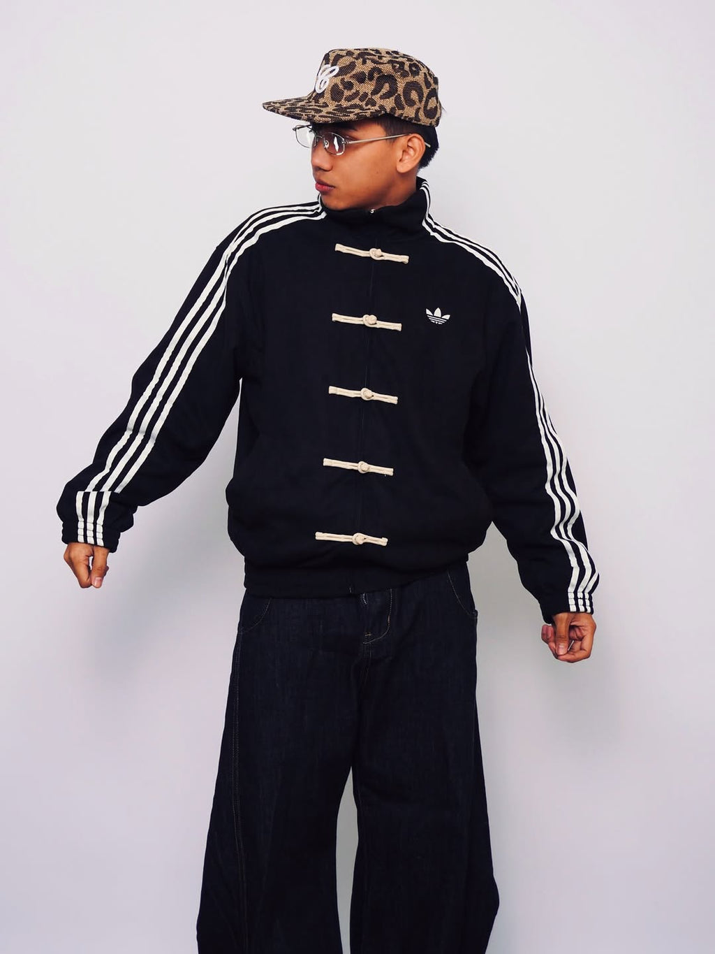 Buy Adidas CNY Jacket online India in Black – oversized unisex streetwear at LZRUS