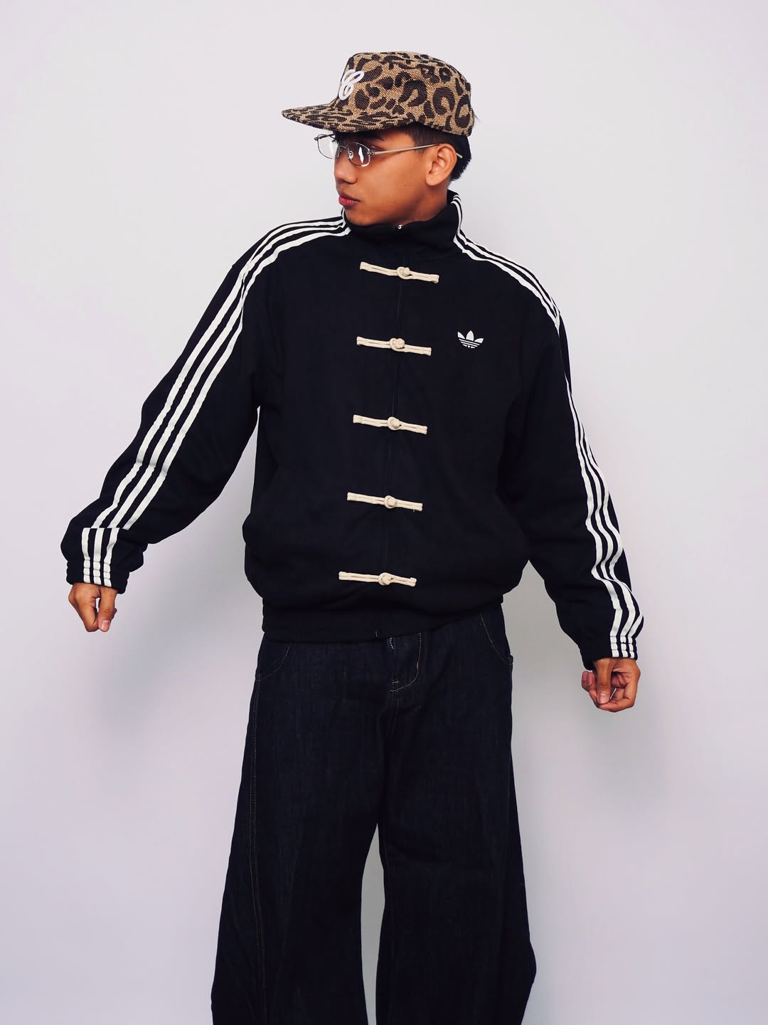 Buy Adidas CNY Jacket online India in Black – oversized unisex streetwear at LZRUS